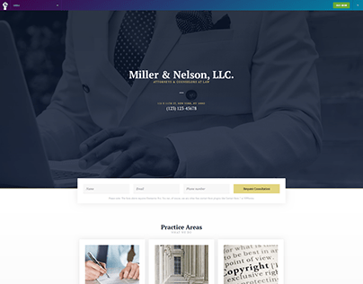 Law landing page