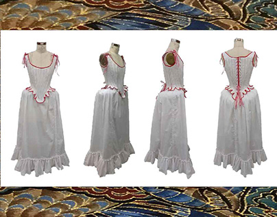 18th Century corset and petticoat