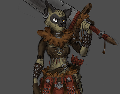 Hyena warrior