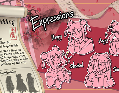Red Ridding Hood Expression Chart