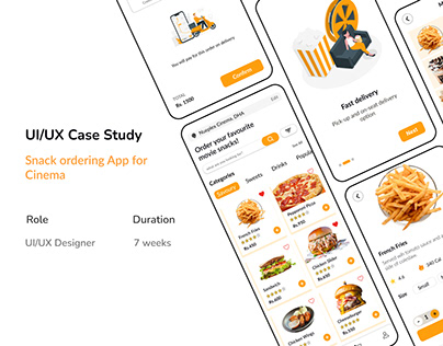 Snack Ordering App for Movie Theatre - UX Case Study