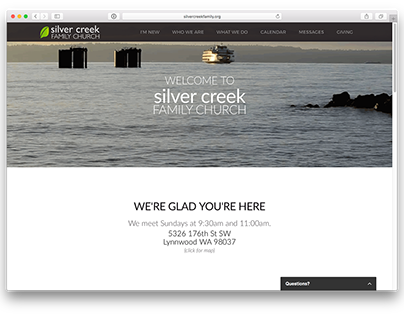 Website Redesign for Silver Creek Family Church