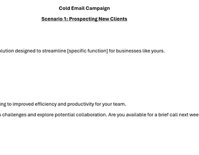 Email Campaign for buying software products