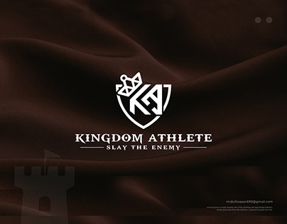 Kingdom Athlete luxury logo design