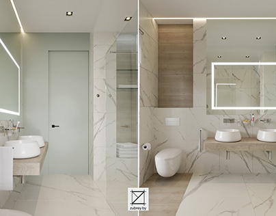 interior apartament Kontrast bytija | bathroom
