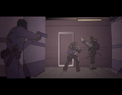 Animación de Cómic "Arzak el vigilante", de Moebius.