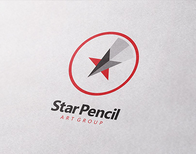Logo and identity for the art group "Star Pencil"