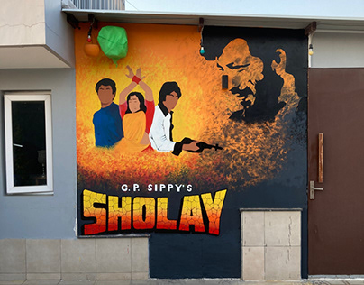 Sholay Poster | Mural