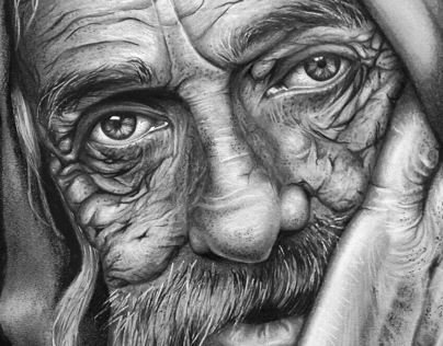 Old man #portrait drawing