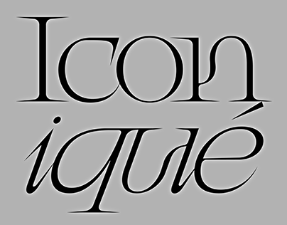 Iconiqué Serif • Regular & Italic