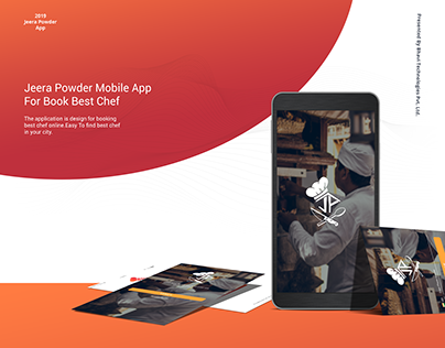 Jeera Powder Mobile App UI Design