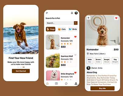Project thumbnail - pet shop mobile app