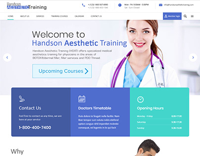 Medical Training Website