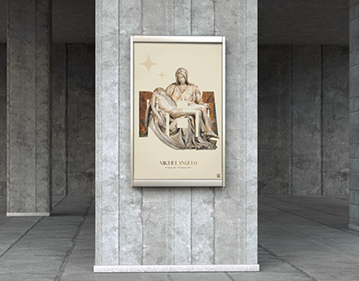 "Pieta" Michelangelo- Poster