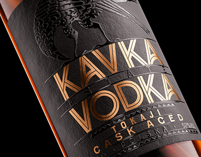 Kavka Vodka Cask Aged · CGI