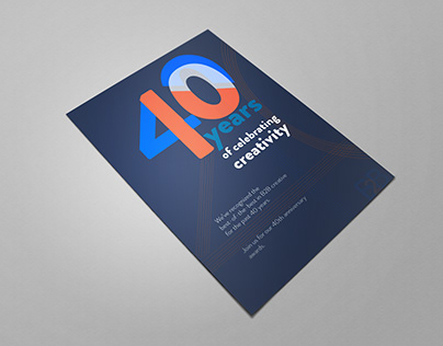 Typografy poster - 40 aniversary