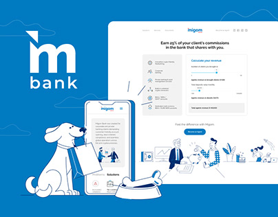 Promo site for Migom Bank