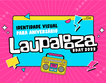 Laupalooza | Identidade Visual Aniversário