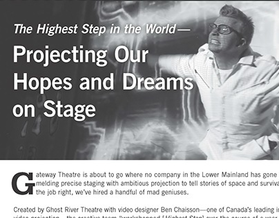 Gateway Theatre Advertorial – Highest Step