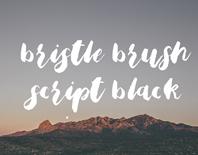 Bristle Brush Script