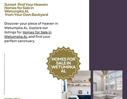 Sunset Find Your Heaven: Homes for Sale in Wetumpka AL