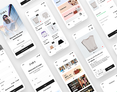Zara App Redesign Dummy Project
