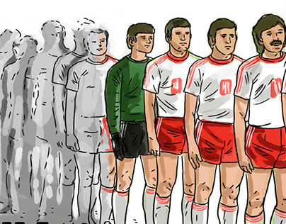 Ilustrations - Poland - for Footure World Cup Guide