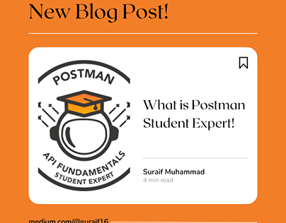 Postman Student Expert - Blog