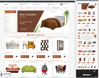 Ecommerce Website UI design