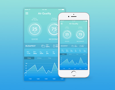 Air quality mobile app