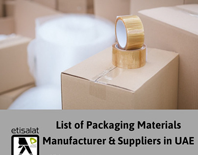 Packaging Materials Manufacturer & Suppliers in UAE
