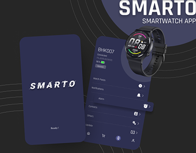 Smarto - Calling Smartwatch (concept app design)