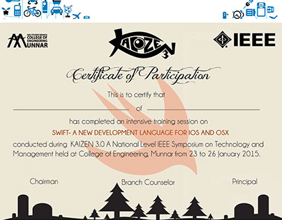 Certificate Making- 2015
