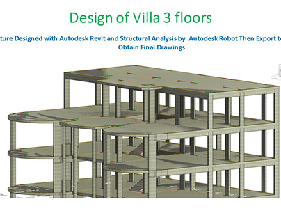 Structural Design of Villa 3 Floors
