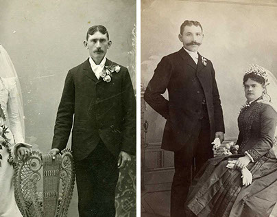 This is What Wedding Photos Looked Like in the Late 180