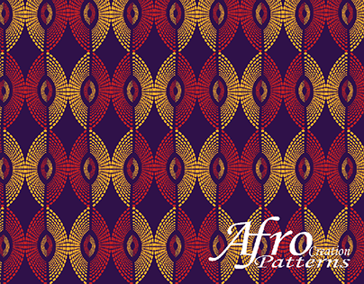 African Wax Print Textile Pattern Design
