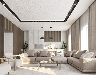 Interior Render - Living Room