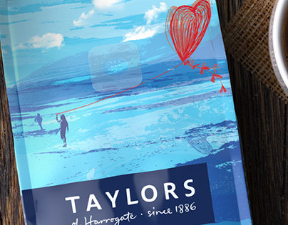3D Taylors Coffee Bag Blends Imagery - Packaging