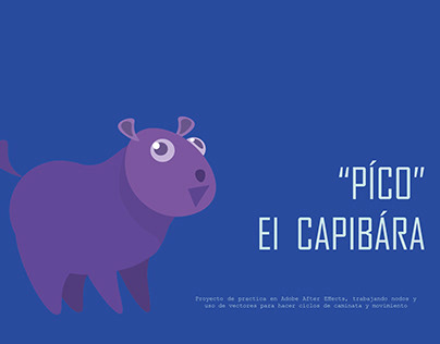 "PÍCO" El capibara Morado