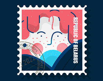 Postage stamp concept