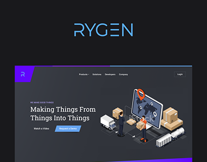 Rygen Website Concept