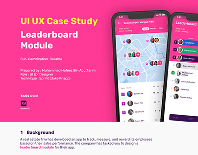 Project thumbnail - UI UX Leaderboard Case Study