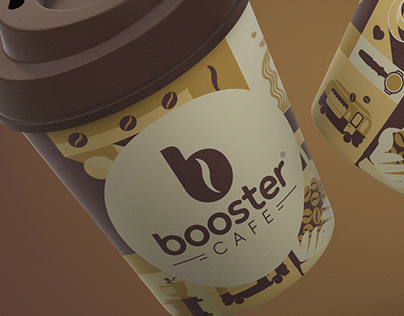 Booster Café - Brand identity