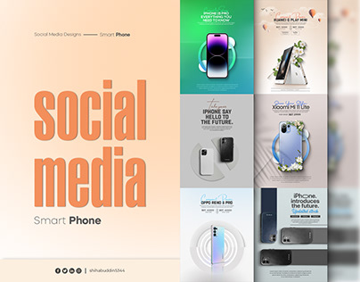 Smart phone Banner ads - social media post design