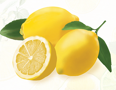 Lemon Digital Painting