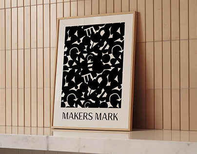 MAKERS MARK - A MID CENTURY THEMED PRINT