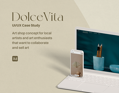 Dolce Vita | E-commerce web design concept