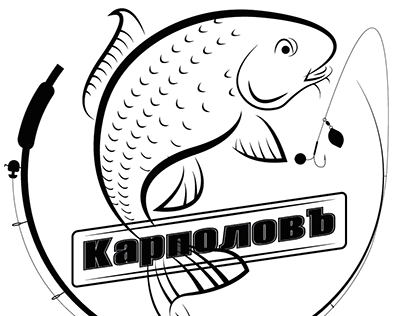 Логотип для рыболовной команды