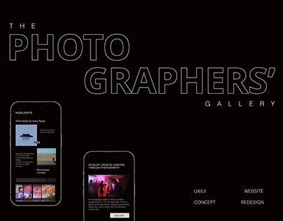 The Photographers' Gallery Website Redesign