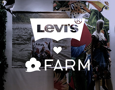 Vitrine Collab Levi's x Farm